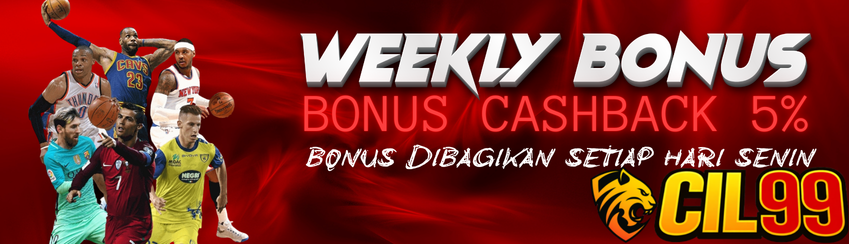 BONUS CASHBACK 5%